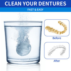 Miiguu Soins Dentaires 30 Comprimés Nettoyants Antibactériens Blanchissants à 99,99% pour Prothèses Dentaires, Gouttières de Contention et Gouttières de <span class=keywords><strong>Nuit</strong></span> - Product Image 4