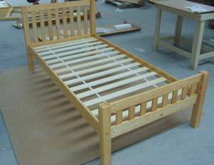 Wood <b>Single</b> <b>Bed</b> UC-WB King Size <b>Trundle</b> <b>Beds</b> UC-WB - Product Image 5