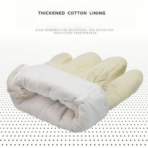 <span class=keywords><strong>Gants</strong></span> industriels résistants à la chaleur, en coton épais, protection contre les hautes températures et les brûlures pour une utilisation au four et au micro-ondes - Product Image 3