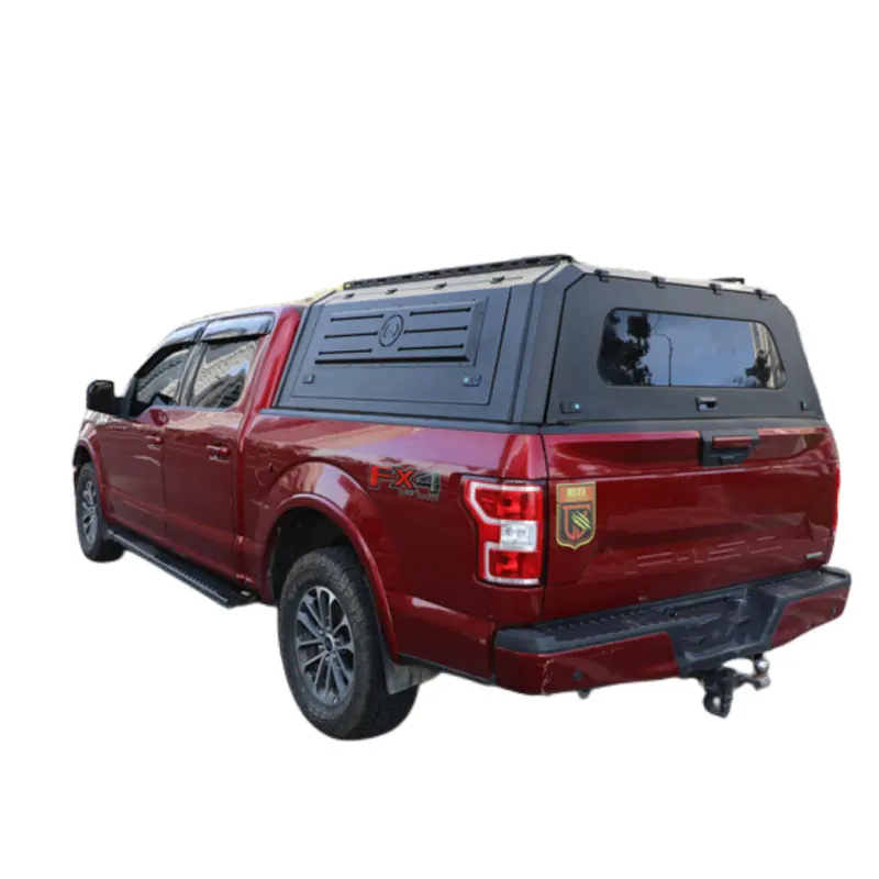 Metal Cover Truck Tonneau Waterproof Steel Truck Camper Replacement Topper Canopy Back Cover for Ford Raptor