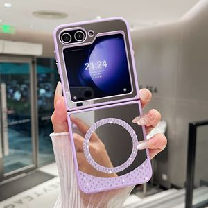 สำหรับ Samsung Z พลิก6ใสแม่เหล็กกันกระแทก PC + TPU เคสโทรศัพท์ใสแบบแข็ง <span class=keywords><strong>Galaxy</strong></span> Z Fold 6 5 4 S25ultra S21 A26 - Product Image 5