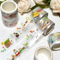 Rubans Washi Décoratifs Animaux Mignons Personnalisés Transparents Mats pour Journalisation – Fabricant d'Articles d'Impression