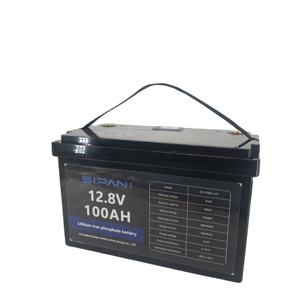Batterie lithium-ion LiFePo4 haute capacité 100Ah 1280Wh 12.8V 8000 cycles pour l'alimentation de secours domestique, énergie solaire, protection IP65 - Product Image 3