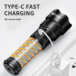 สไมล์ลิ่ง ชาร์ค M77 ไฟฉาย LED แบบชาร์จไฟได้ อลูมิเนียมอัลลอยด์ ไฟแคมป์ปิ้ง - Product Image 3