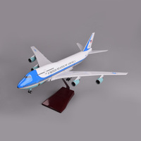 Modèle d'avion en résine Air Force One B747 47 cm, cadeau d'affaires