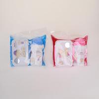 Boîte à lunch en plastique pour enfants, anti-fuite, sans BPA, avec bouteille d'eau, 2 compartiments, motif dessin animé, idéale pour l'école, vente en gros - Nouveauté très prisée