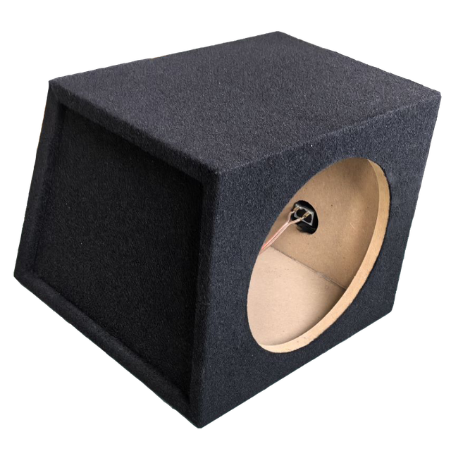 Sealed 10\" & 12\" MDF Carpet Wooden Enclosure for Car Audio Subwoofer
