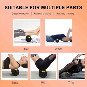 Rilassamento muscolare Yoga Pilates vibrazione Epp massaggiatore rullo di schiuma rulli di schiuma elettrici ricaricabili a 4 velocità per l'esercizio - Product Image 2