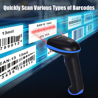 Máquina de escáner de lector de código de barras con cable USB 1D resistente POS de Venta caliente para inventario