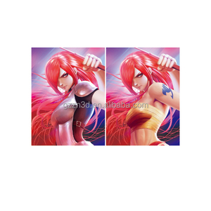 3 hình ảnh thay đổi lật Anime nhân vật Áp phích 12x16 inch in ấn hình ảnh - Product Image 6