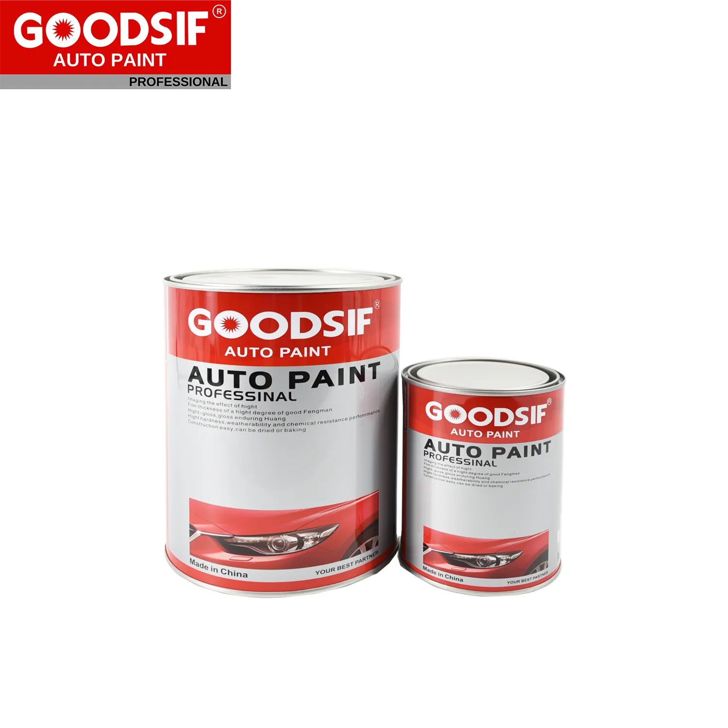 Pintura Automotriz GOODSIF Automotive Acryl-Beschichtung 2K Epoxidhalter Auto-Verdünner lösungsmittelbasierte Autofarbe