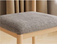 Vente directe d'usine Européenne Danoise Chaise Café Restaurant Sillas Vache OX Corne Chaise En Bois Coude À Manger Chaises Avec Coussin