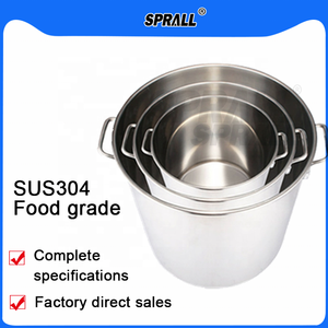 Sprall thương mại súp nước sôi xô công suất lớn dày hộ gia đình 304 súp thép không gỉ xô trộn bể - Product Image 2