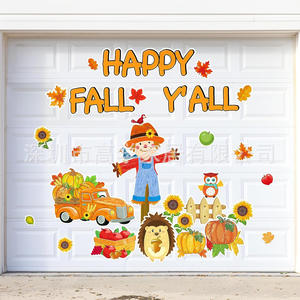 Best-Selling Autumn Thanksgiving Promotional <b>Fridge</b> Magnets Cross-Border Garage Door and <b>Car</b> Bumper Decorations - Product Image 2