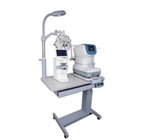 Table et chaise combinées ophtalmiques AIST C-180A, unité de réfraction ophtalmique pour examen des yeux, équipement de clinique ophtalmique