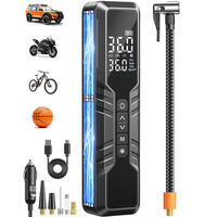 Inflador de Neumáticos de Coche Inalámbrico de 6000 mAh, Bomba Eléctrica Digital DC12V para Bicicleta y Motocicleta, Parada Automática, Compresor de Aire para Neumáticos de Coche de 150 PSI