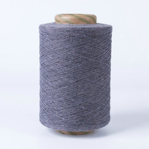 Ne 6/1 filato di poliestere di <span class=keywords><strong>cotone</strong></span> rigenerato di colore grigio per maglieria - Product Image 2