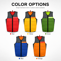 Gilet de sauvetage professionnel pour rafting en eaux vives 120-150N en mousse NBR, gilet de sauvetage commercial pour kayak et canyoning