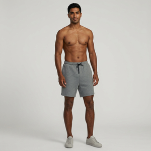 Shorts de sport légers pour homme en molleton technique uni - Séchage rapide, doux et résistants, personnalisables pour la course et l'entraînement, shorts en mesh - Product Image 1