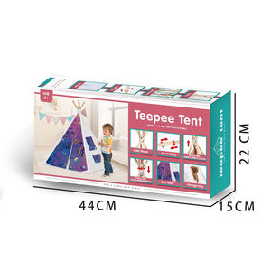 33PCS Apprentissage Camping DIY Assemblage Tapis <span class=keywords><strong>Lit</strong></span> Motifs Géométriques <span class=keywords><strong>Tipi</strong></span> Tente Jouets Enfants Pour Les Fêtes - Product Image 2