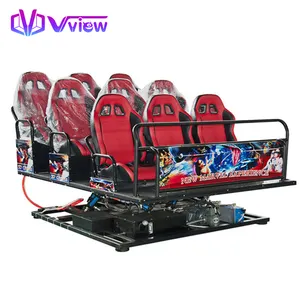 Vview VR Theme Theater Dynamic Motion Stuhl 4 6 9 12 Sitze Projektor 5D Kino 9D VR Simula dor Mit Großbild schirm