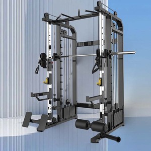 Machine Smith multifonctionnelle de qualité supérieure pour salle de sport commerciale, rack de squat et crossover de câbles, modèle OBG202401190 - Product Image 5