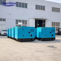 SinoShine 8kW 10kVA générateur diesel silencieux ATS démarrage à distance 16HP 30L réservoir de carburant 50Hz 60Hz 220V 380V CE