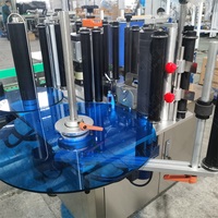 Machine d'impression d'étiquetage d'autocollant adhésif automatique Leadworld pour étiqueteuse de bouteilles rondes