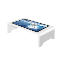 Table intelligente interactive pour restaurant, table relevable, écran tactile intelligent, table intelligente avec recharge sans fil