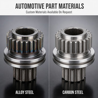 Ensemble de joint homocinétique et roulement personnalisés pour automobile, pièces d'arbre de transmission en acier inoxydable OEM avec usinage CNC par électroérosion à fil et perçage