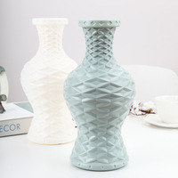 Vases en plastique directement des fabricants, vases de couleur nordique, récipients pour fleurs sèches et humides, arts et artisanat décoratifs