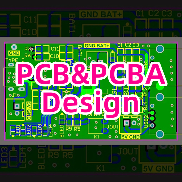 Custom Electronic Circuit Schematic Product Develop Clock Digital Led Pcb Manufacturing Design and Development