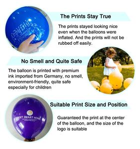 12 pulgadas para decoración, conjunto de globos de látex <span class=keywords><strong>con</strong></span> estampado personalizado de calabaza para fiesta de Halloween - Product Image 3