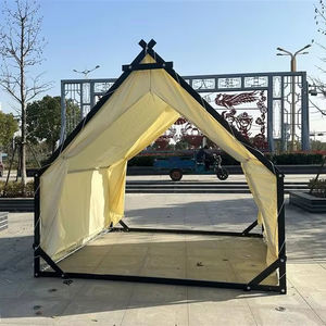 <span class=keywords><strong>Tente</strong></span> de réception triangulaire HOUMU, design <span class=keywords><strong>chalet</strong></span>, monocouche, imperméable, pour usage commercial extérieur, <span class=keywords><strong>camping</strong></span>, barbecue, et point d'accès social media - Product Image 1