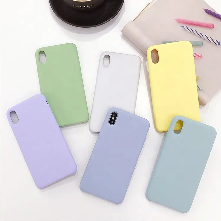 Оптовая продажа, 74 цвета, жидкий ударопрочный моющийся силиконовый резиновый чехол для телефона Iphone, чехол для телефона