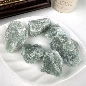 หินควอทซ์ธรรมชาติหินหยาบสีรุ้งฟลูออไรต์สีเขียว - Product Image 3