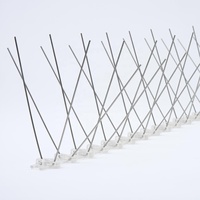 SUS304 Valla de control de aves de la mejor calidad Base de plástico Anti Pigeon Spikes Bird Spikes