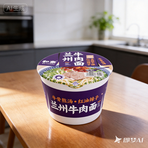 Fideos de Res Tradicionales HeZhai de <span class=keywords><strong>Lanzhou</strong></span>, Sin Freír, Bajos en Grasa, <span class=keywords><strong>Ramen</strong></span> Instantáneo, 12 Tazas/Caja - Product Image 3