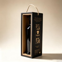 Boîte en carton ondulé de protection pour bouteilles en verre, emballage d'expédition pour vin/huile d'olive, boîte d'expédition de vin en carton ondulé recyclable