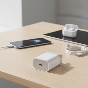 Adaptateur secteur GaN USB-C rapide d'origine pour <span class=keywords><strong>Apple</strong></span> iPhone 12 13 14 15 16 17 20w Prise murale britannique Type C 20w <span class=keywords><strong>Chargeur</strong></span> pliable - Product Image 1