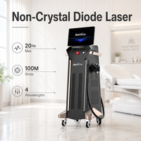 Mesin Penghilang Bulu Laser Diode Non-Kristal Tanpa Rasa Sakit 2000W 2026 Baru 755 808 940 1064nm Mesin Penghilang Bulu Laser Diode Ice
