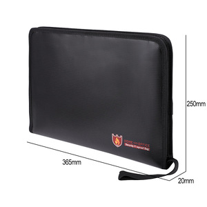 Home Office Security Fireproof <b>Bag</b> 365mm x 250mm x 20mm <b>Document</b> Storage For Home And Office Use - Product Image 1