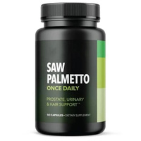 Prix usine Saw Palmetto Pilules Supplément à base de plantes pour hommes Santé de la prostate Supplément capillaire Santé urinaire