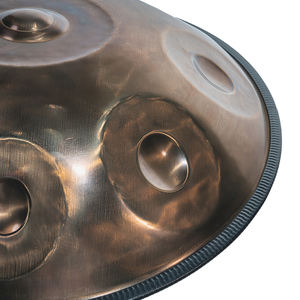 כלי נגינה מקצועי ריפוי מותאם אישית, מראה ברונזה זהב טהור בעבודת יד מלוטש ביד 10 תווים - Product Image 5