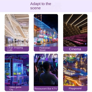 Mesin boneka logam butik dua lapisan empat orang, tampilan hadiah koin Video Game bahasa Inggris untuk City Shopping Mall Sweeps kode - Product Image 5