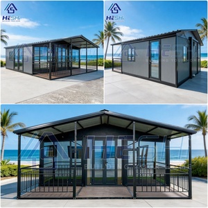Maison préfabriquée extensible en conteneur de 2,4 m de haut, 78 m², 40 pieds, 4 chambres, écologique, mobile, empilable, personnalisable, type bungalow - Product Image 3