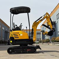LIVRAISON GRATUITE Mini-excavatrice 1,5 tonne Moteur Kubota EPA pour chantier, tracteur chenillé, nouvelle excavatrice compacte 1 tonne 2 tonnes pour ferme