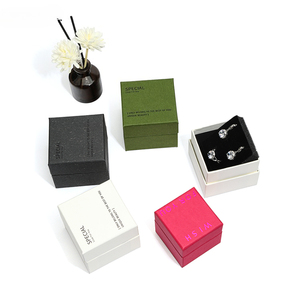 Cajas de Papel de Lujo con Diseño de Logotipo Personalizado OEM, Caja de Regalo de Cartón con Base y Tapa para Joyería - Product Image 1