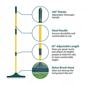 Winslow & Ross Jardin Balai Râteau Brosse à <span class=keywords><strong>Gazon</strong></span> Artificiel pour <span class=keywords><strong>Nettoyeur</strong></span> de Tapis <span class=keywords><strong>Gazon</strong></span> Synthétique Feuille Enlever - Product Image 3