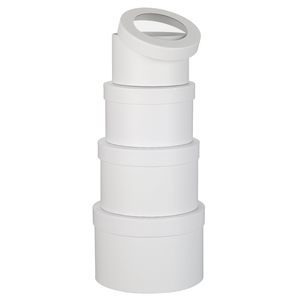 <span class=keywords><strong>Cajas</strong></span> de Regalo Redondas de Cartón Rígido Blanco, Impermeables, para Perfumes, Cosméticos, Joyerí<span class=keywords><strong>a</strong></span>, Aniversarios, Venta al Por Mayor - Product Image 1